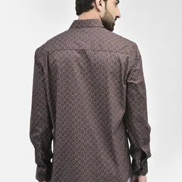 Crimsoune Club Classic Slim Fit Printed Cotton Casual Shirt image 5