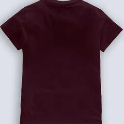 BAESD Boys Pack Of 5 Typography Printed Round Neck T-shirts image 5