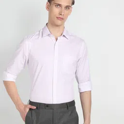 Arrow Geometric Printed Cotton Formal Shirt image 2