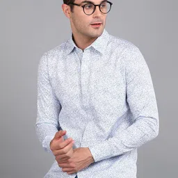 ZNX Clothing Premium Micro Ditsy Printed Cotton Casual Shirt image 4