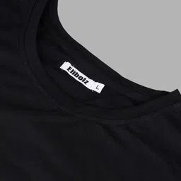 Elibolz Graphic Printed Drop Shoulder Sleeves Moving Air Oversized Cotton T-Shirt image 4