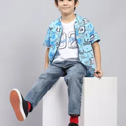 Monte Carlo Boys Typography 2 Printed Applique T-shirt image 5