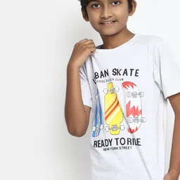 V-Mart Boys Graphic Printed Cotton T-shirt image 3