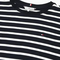 Tommy Hilfiger Women Striped Round Neck Cotton T-shirt image 5