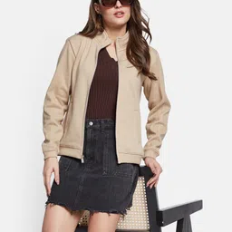 METTLE Women Mandarin Collar Long Sleeves Sweatshirt image 5