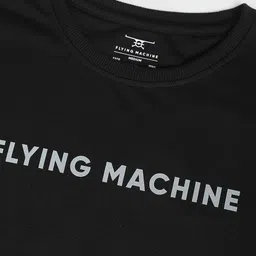 Flying Machine Typography Printed Cotton Sweatshirt image 5