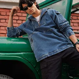 FIBONACCI Men Hooded Cotton Sweatshirt image 2