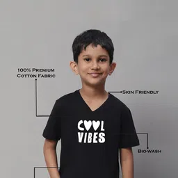 Friskers Boys Typography Printed Bio Wash Pure Cotton T-shirt image 4
