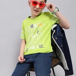 Monte Carlo Boys Typography Printed Casual T-shirt image 2