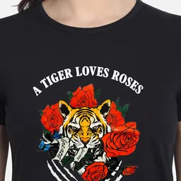 CHOZI Pack of 2 Graphic Printed Round Neck Cotton T-shirt image 4