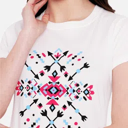 Fabflee Pack of 3 Printed Knitted Cotton T-Shirt image 5