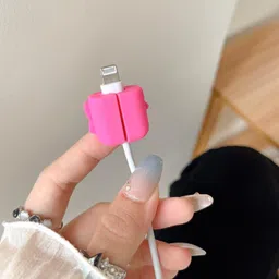 GUOi iPhone Charger USB-C Power Adapter Case for 18W-20W Charger 3D Cartoon Design Cable Protector image 2