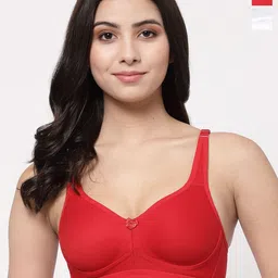 College Girl Women Pack of 2 Full Coverage Lightly Padded Minimizer Bra-picture-15
