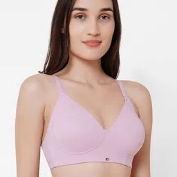 SOIE Non Padded Non-Wired Full Coverage Stretch Cotton T-shirt Bra image 3