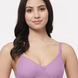 Docare Pack Of 3 Lightly Padded Full Coverage Cotton T-shirt Bra With All Day Comfort image 4