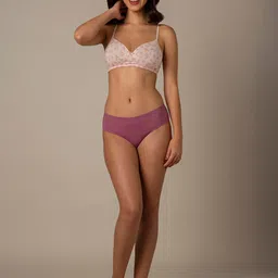 Amante Floral Printed Full Coverage Lightly Padded T-shirt Bra- All Day Comfort image 2