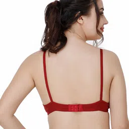 Docare Pack Of 2 Full Coverage Seamless Non Padded T Shirt Bra All Day Comfort image 3