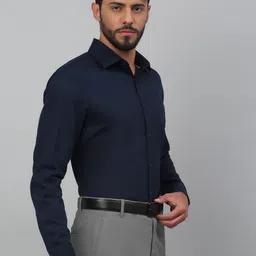 LOUIS STITCH Comfort Fit Cotton Formal Shirt-picture-20