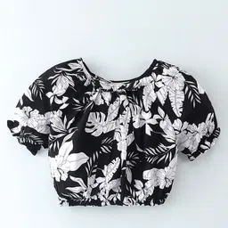 CrayonFlakes Girls Printed Top with Shorts image 4