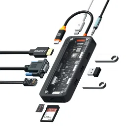 Mport View Three 10-in-1 Transparent Docking Station-image-15