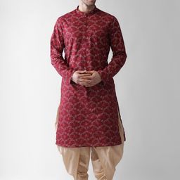 KISAH Ethnic Motifs Printed Mandarin Collar Kurta-picture-42