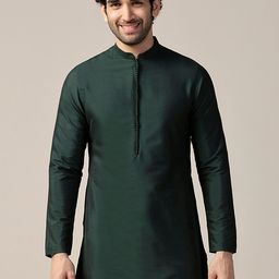 KISAH Mandarin Collar Long Sleeves Straight Kurta-picture-22