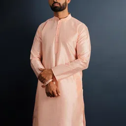 Lightpole Mandarin Collar Straight Kurta-picture-31