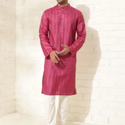 Fabindia Mandarin Collar Thread Work Straight Kurta-picture-42
