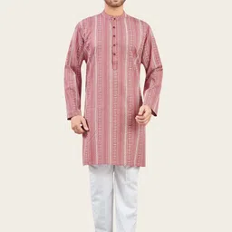 Studio Shringaar Men Printed Thread Work Kurta-picture-27