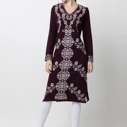 KEIKO Floral Woven Design Kurta image 1