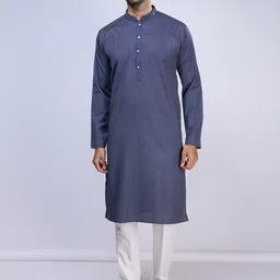 BELLAZO Geometric Printed Mandarin Collar Cotton Straight Kurta-picture-28