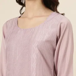 SHOWOFF Embroidered Sequins Kurta image 3