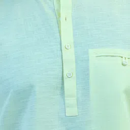 BLUEBIRD Mandarin Collar Full Sleeves Cotton Casual Pathani Short Kurta image 3