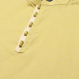 Amodh by Kisah Men Yellow Kurta image 2