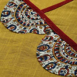 KALINI Floral Yoke Design V-Neck Angrakha Kurta image 2