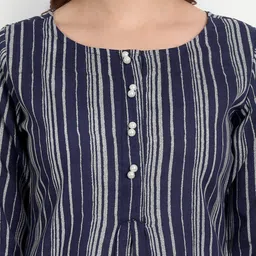 githaan Striped A-Line Kurta image 4