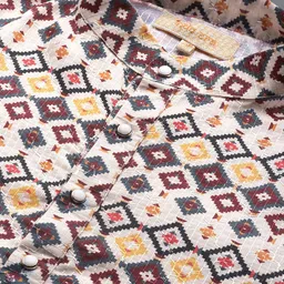 Indo Era Geometric Printed Pure Cotton Kurta image 2