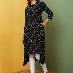 Globus Ethnic Motifs Printed Indie Prints Kurta image 3