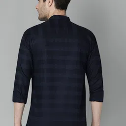 FUBAR Men Navy Blue Thread Work Kurta image 2