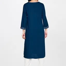 Global Desi Embroidered Thread Work Kurta image 4