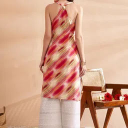 Anouk Women Printed Thread Work Kurta image 5