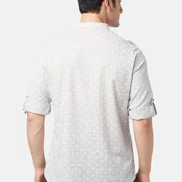 indus route by Pantaloons Men Ethnic Motifs Printed Indie Prints Cotton Kurta image 4