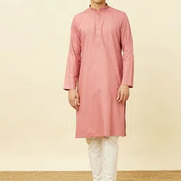 Manyavar Ethnic Motifs Woven Design Straight Kurta With Pyjamas-picture-14