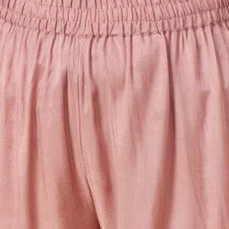 RANGMANCH BY PANTALOONS Notch Neck Embroidered Regular Sequinned Kurta Set image 3