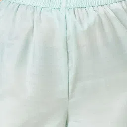 RANGMANCH BY PANTALOONS Floral Printed Mandarin Collar Kurta with Palazzos image 3