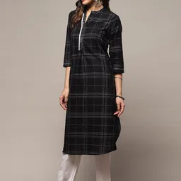 Biba Regular Pure Cotton Kurta with Palazzos image 4