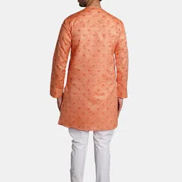 Wintage Above Knee Ethnic Motifs Printed Straight Kurta with Churidar image 4