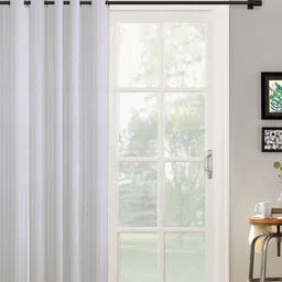 HOSTA HOMES White Long Door Curtain image 1