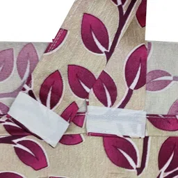 kopa BIANCA Set of 2 Beige & Maroon Floral Printed Door Curtains image 5