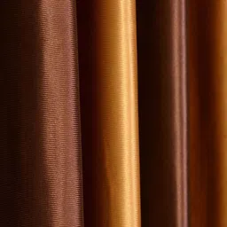 Homefab India Brown & Gold-Toned Set of 2 Room Darkening Window Curtain image 3
